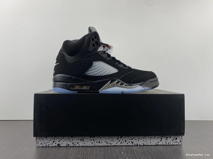 Bmlin (2016) Metallic 845035-003 Retro Black Jordan 5 0729